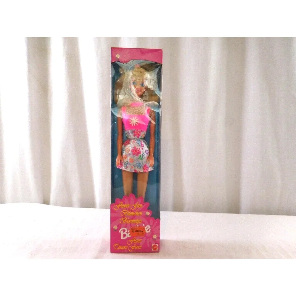 Mattel Vintage 1996 Flower Fun Barbie Doll  #16063  Unopened Germany New‎